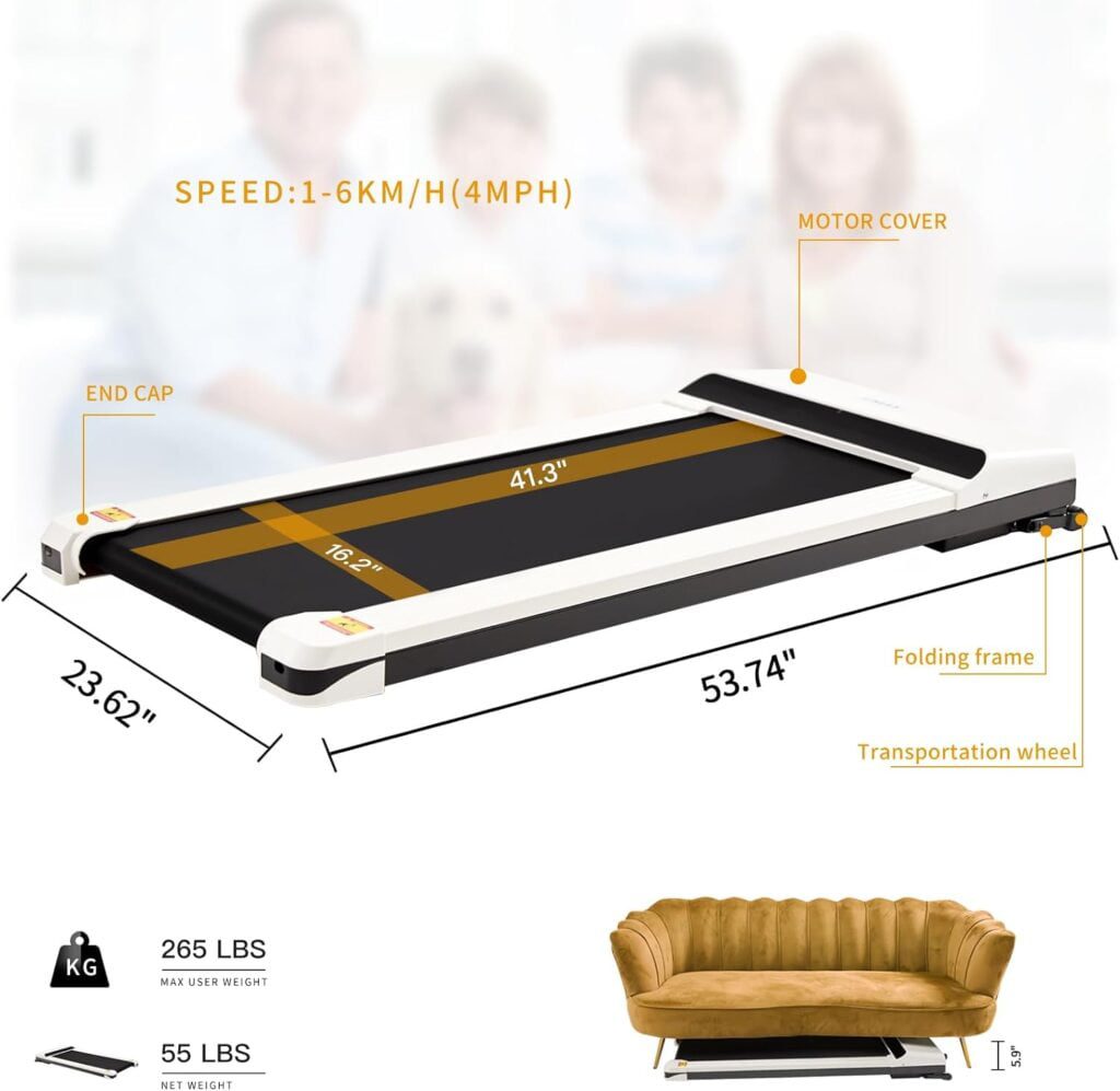 UMAY treadmill speed and folding