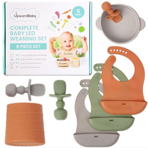 Upward Baby Led Weaning Supplies, Silicone Baby Feeding Set