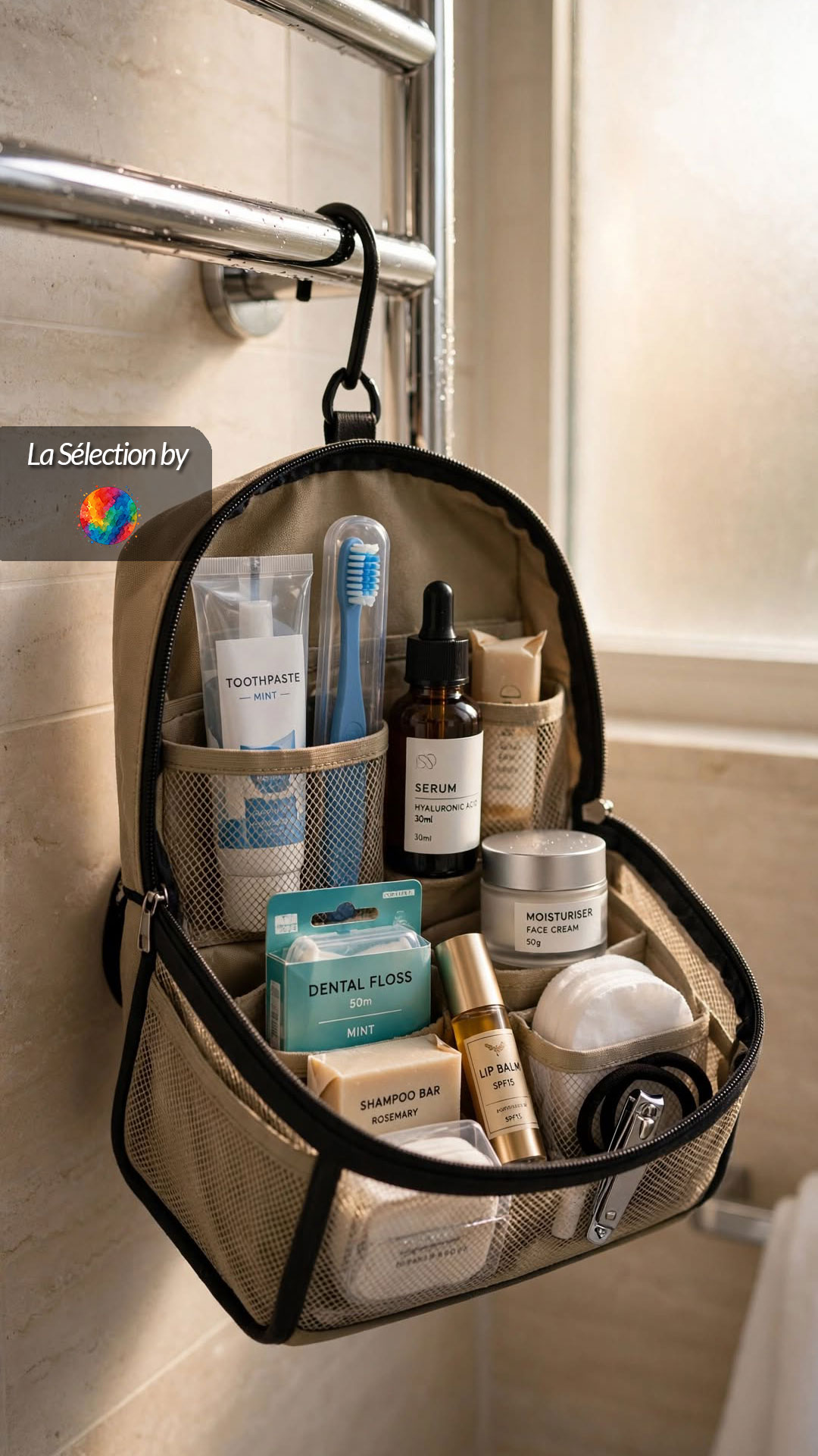 BAGSMART Hanging Toiletry Bag
