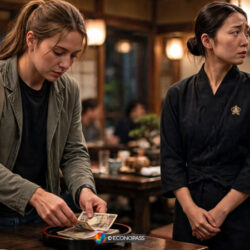 She Tipped Generously at Every Stop in Japan. Every Single Person Looked Uncomfortable. Nobody Told Her It Was Considered Rude Before She Left Home. She-Tipped-Generously-at-Every-Stop-in-Japan