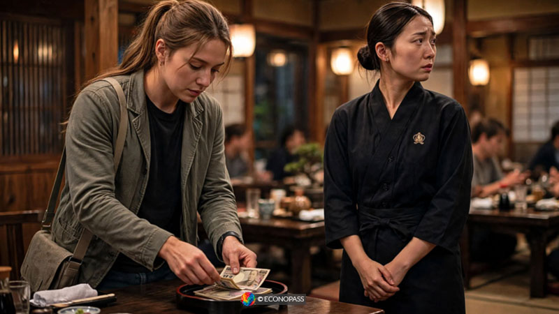 She Tipped Generously at Every Stop in Japan She Tipped Generously at Every Stop in Japan